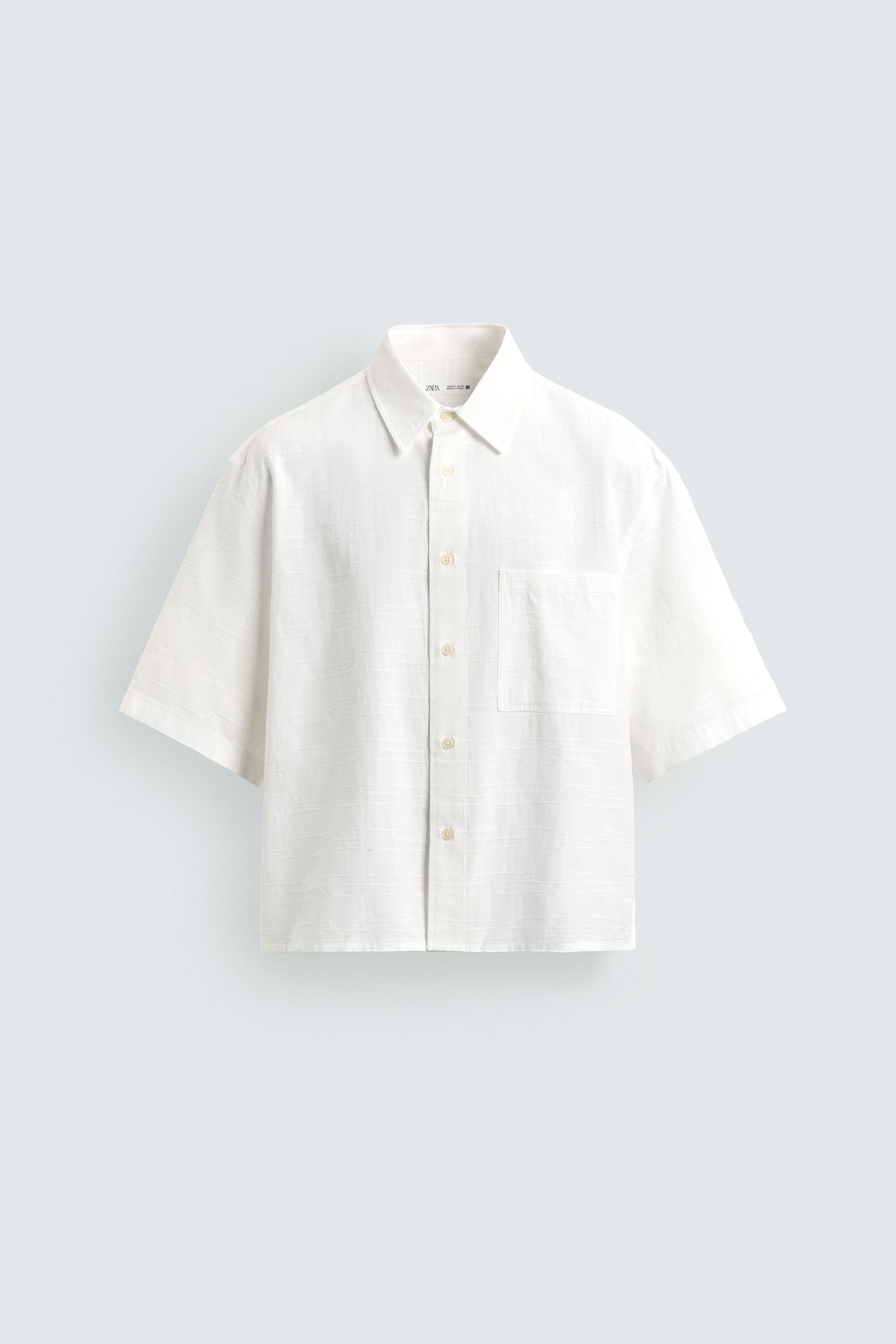 RELAXED FIT TEXTURED SHIRT